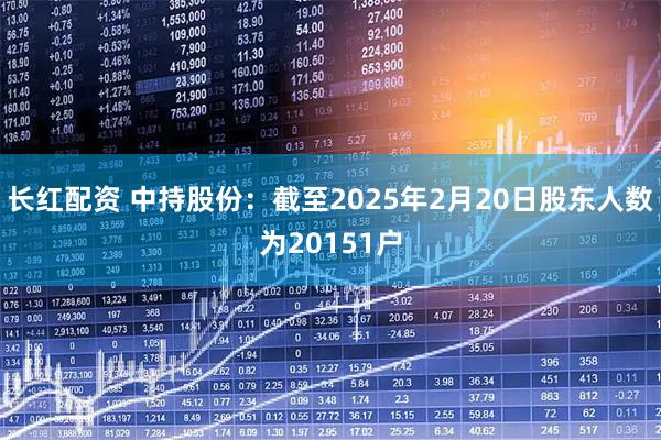 长红配资 中持股份：截至2025年2月20日股东人数为20151户